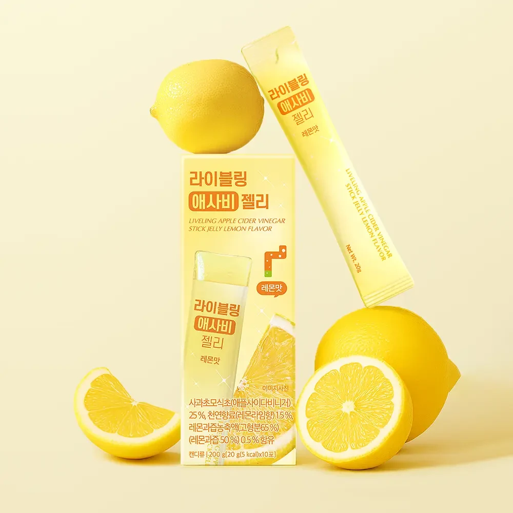 Vitaminas e suplementos · Apple Vinegar Jelly Lemon Flavor (10ea)
