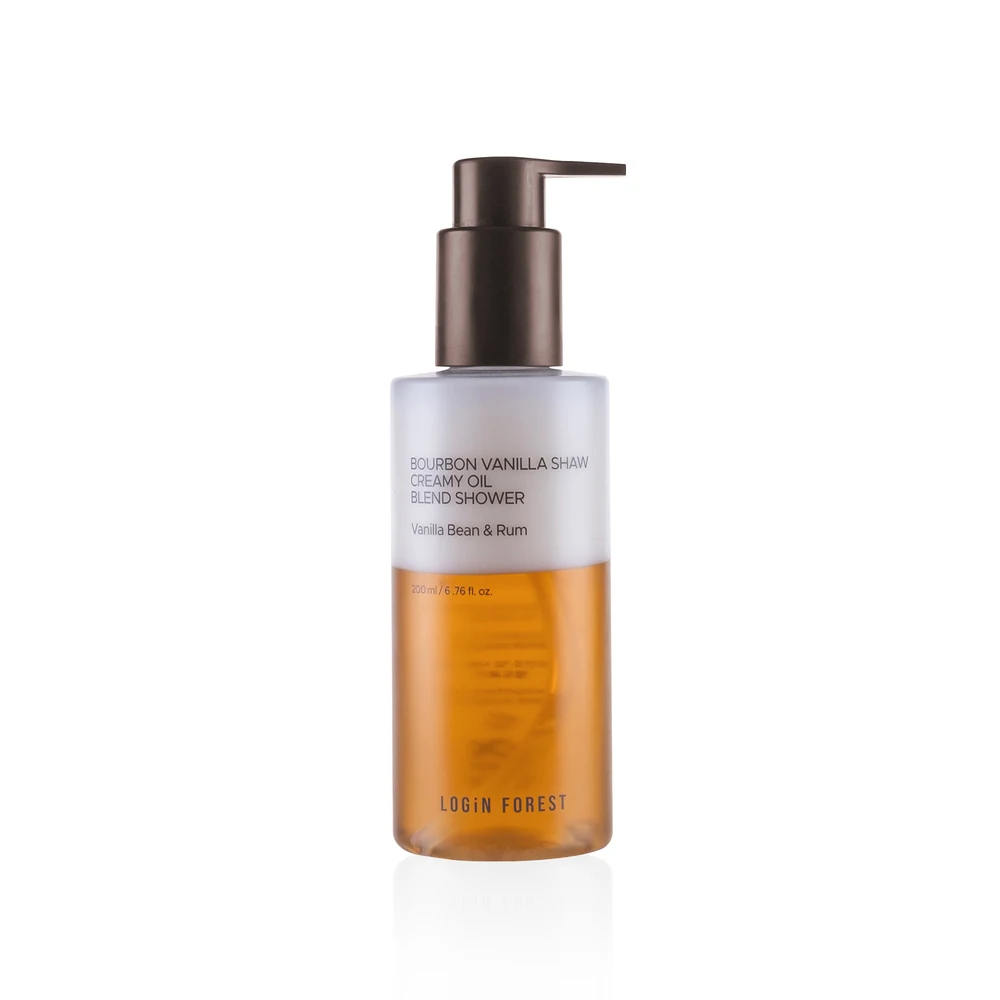 Bourbon Vanilla Shaw Creamy Oil Blend Shower 200ml
