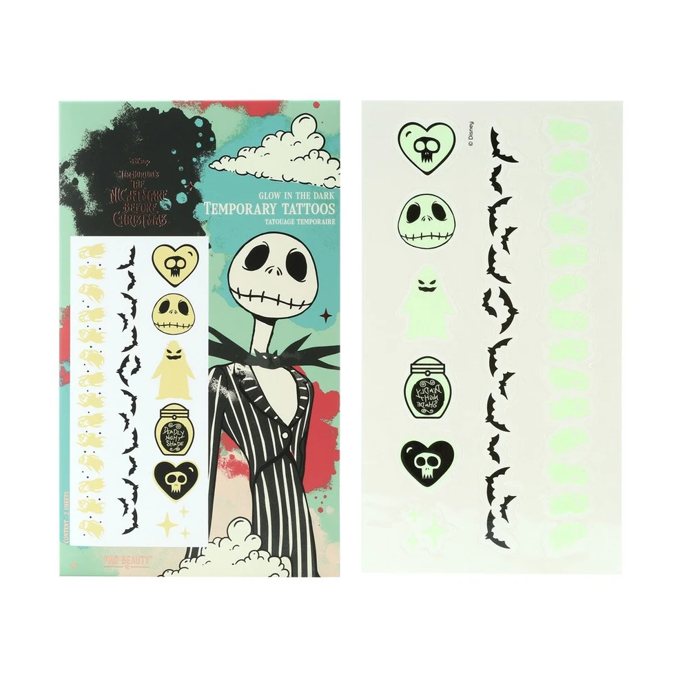 Maquiagem · Nightmare Before Christmas Mystic Luminosidade In The Dark Body Tattoos