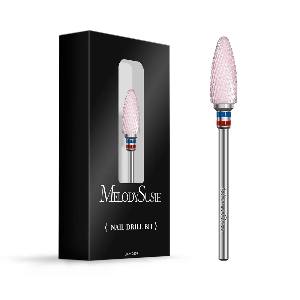 Cuidado para as unhas · Ceramic Nail Drill Bits Pink Fine